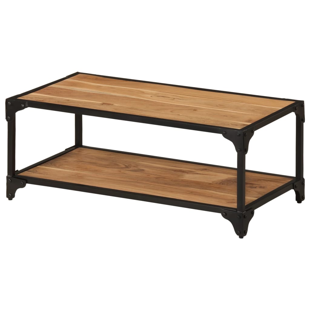 Coffee Table 90x45x35 Cm Solid Acacia Wood
