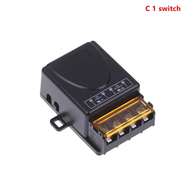 

433 МГц беспроводной переключатель постоянного тока 6 В 12 В-72 В 30 А релейный приемник потолочный вентилятор водонагреватель контроллер освещения модуль включения выключения передатчика