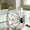 Gotische Bar-Accessoires Halloween Glasbecher Geprägte Kürbis Geist Katze Fledermaus Trinkglas Vintage-Thema Gruselige Stiellose Getränkebecher