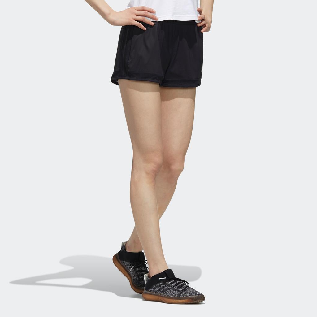 Adidas 3S Comfortable Simple Elastic Letter Three-Quarter Casual Shorts Women Shorts Black DY8665
