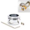 Stainless Steel Heating Valve Adapter Radiator Valve Thermostat Head With Strips M30x1.5 Thermostat Adapter For Ra Ravl
