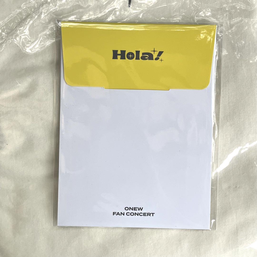 

[USED] SHINee Onew Hola! Korean Solo Concert Postcard A Ver.