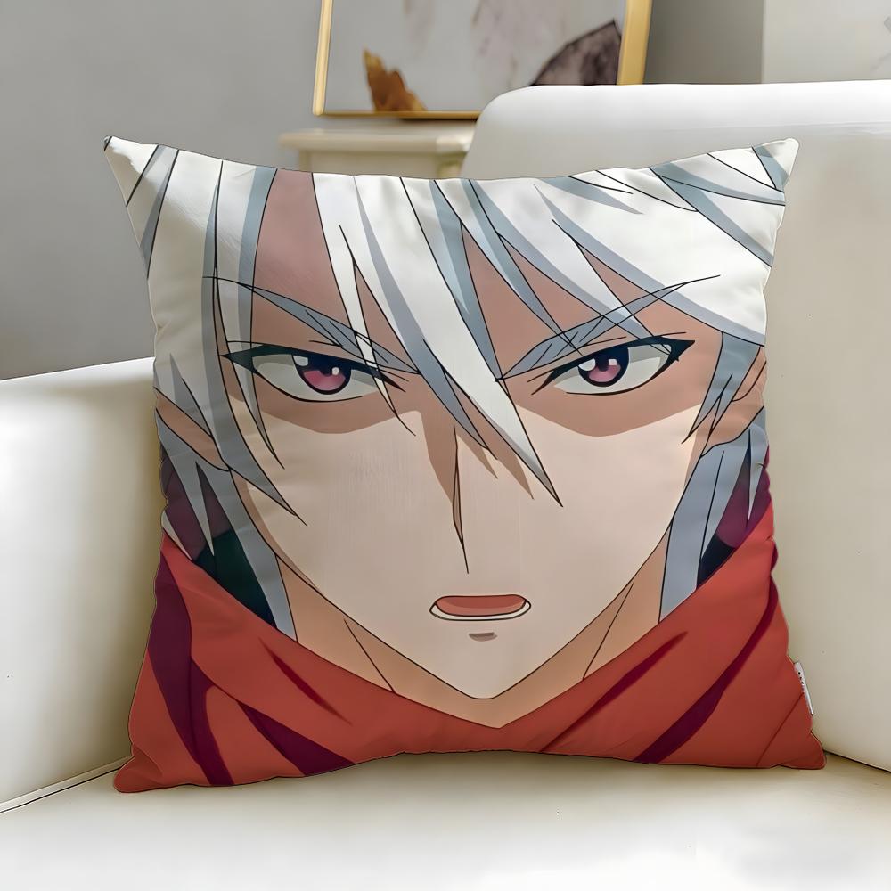 anime Plunderer Cushion Cover Soft EasyWash Pillow Case Versatile for Couch Bed Travel and Office