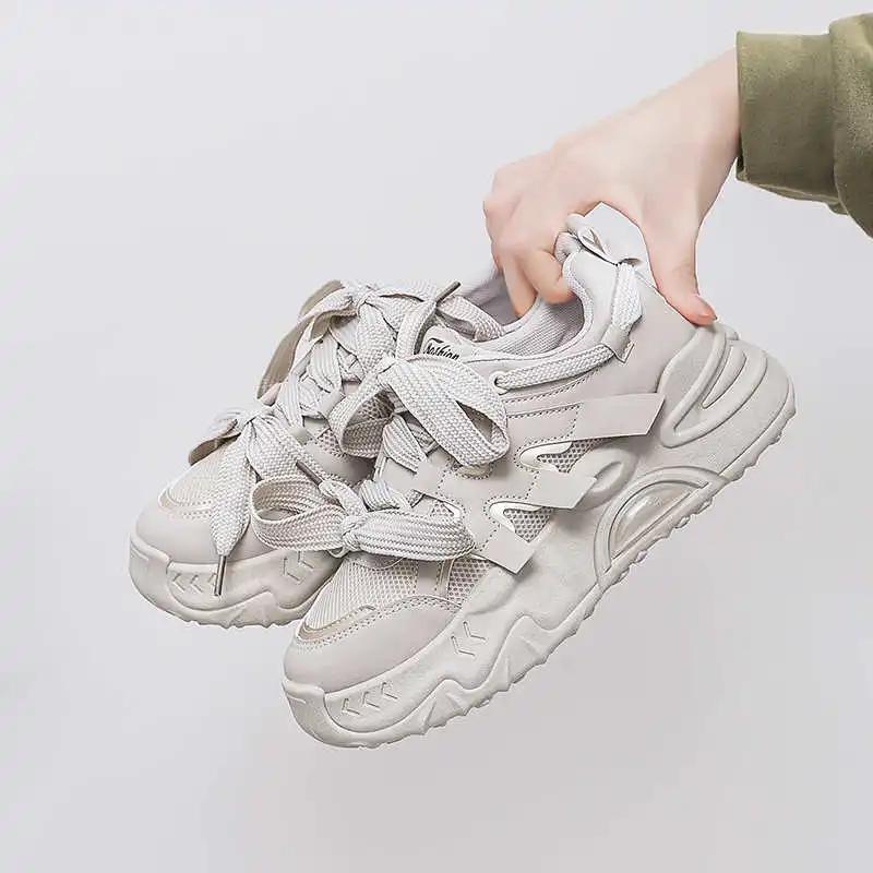 Fashion Number With Lacing Woman Shoes With Heels High Heels 15 White Trainers For Women Sneakers Sport Deadlift Latest Scarp