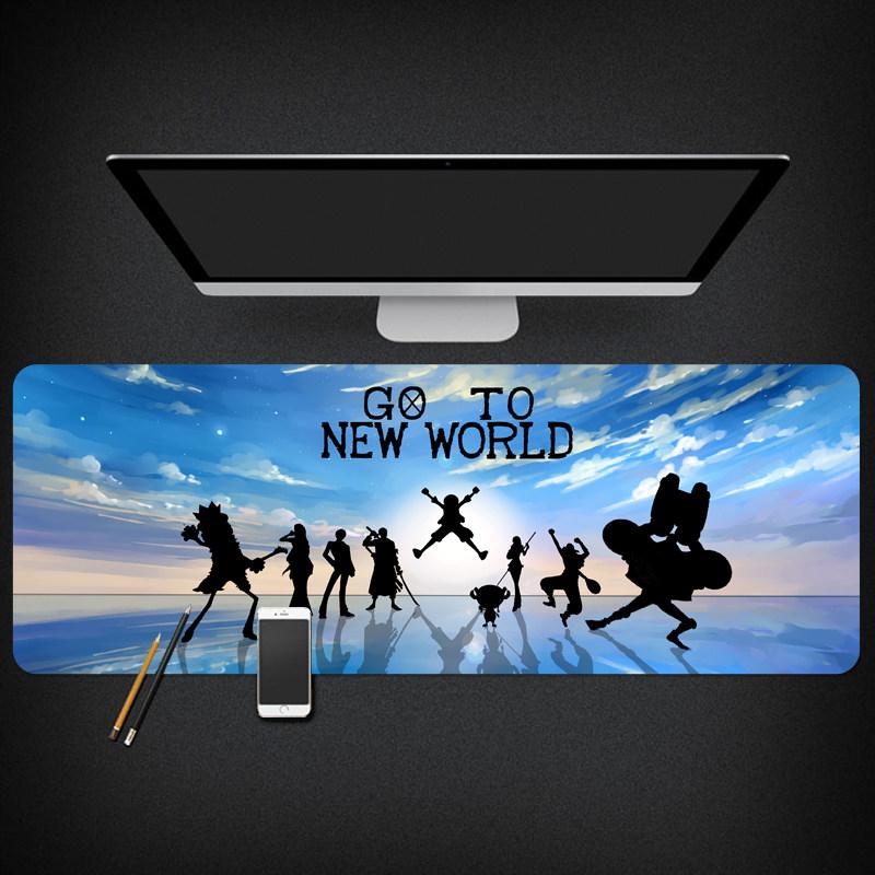 

Waterproof Mouse Mat Luffy Roronoa Zoro Dormitory Second Dimensional Computer Keyboard Table Mat ONE PIECE Animation Peripheral 30x60x0.2cm