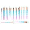 20pcs Makeup Brush Set Professional Foundation Concealer Face Powder Blush Eyeshadow Brushes for Wom