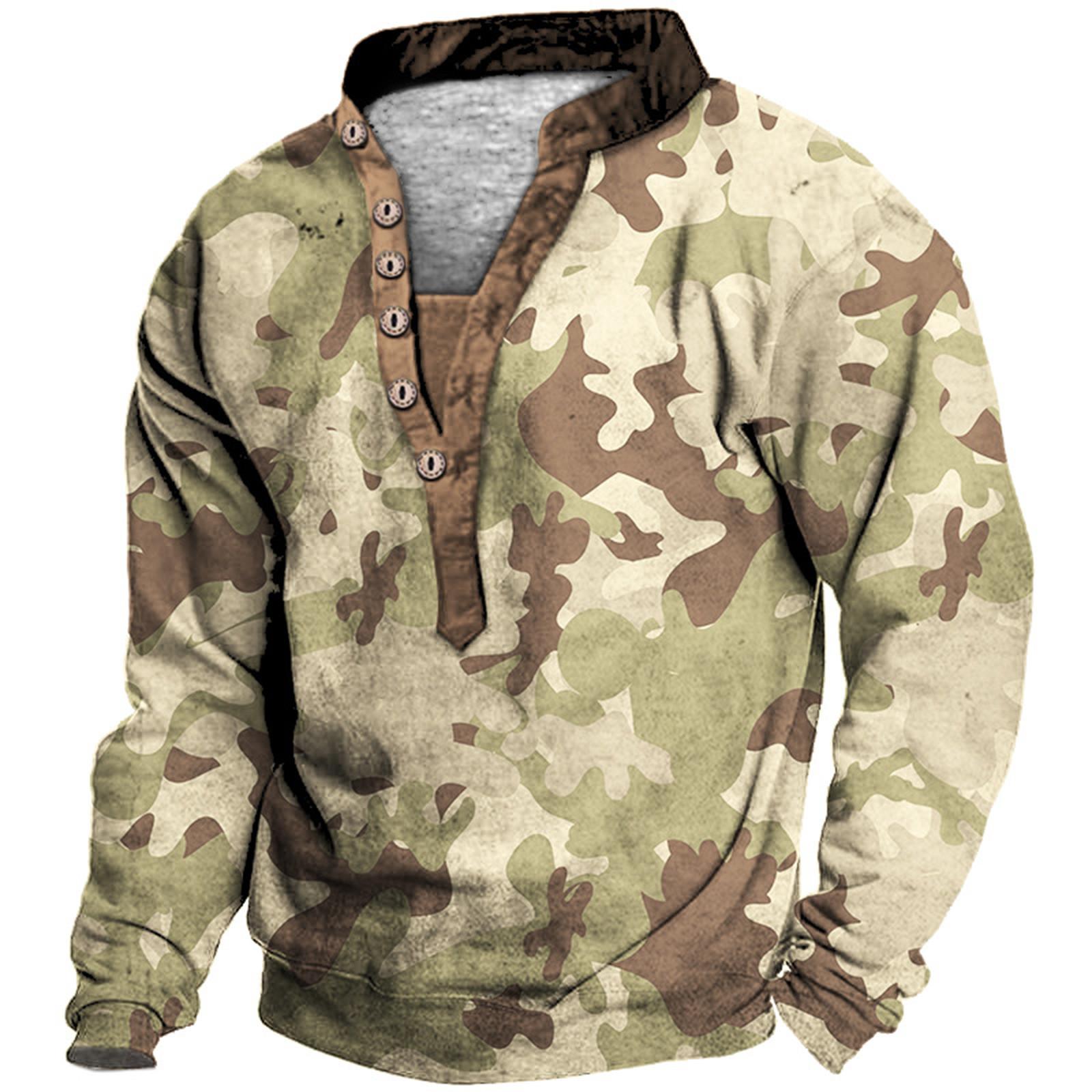 

Мужская уличная винтажная модная спортивная футболка с v-образным вырезом и длинным рукавом S