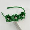 Hand Stitched Flower Rhinestone Headband Fashion Hair Accessory for Special Occasions