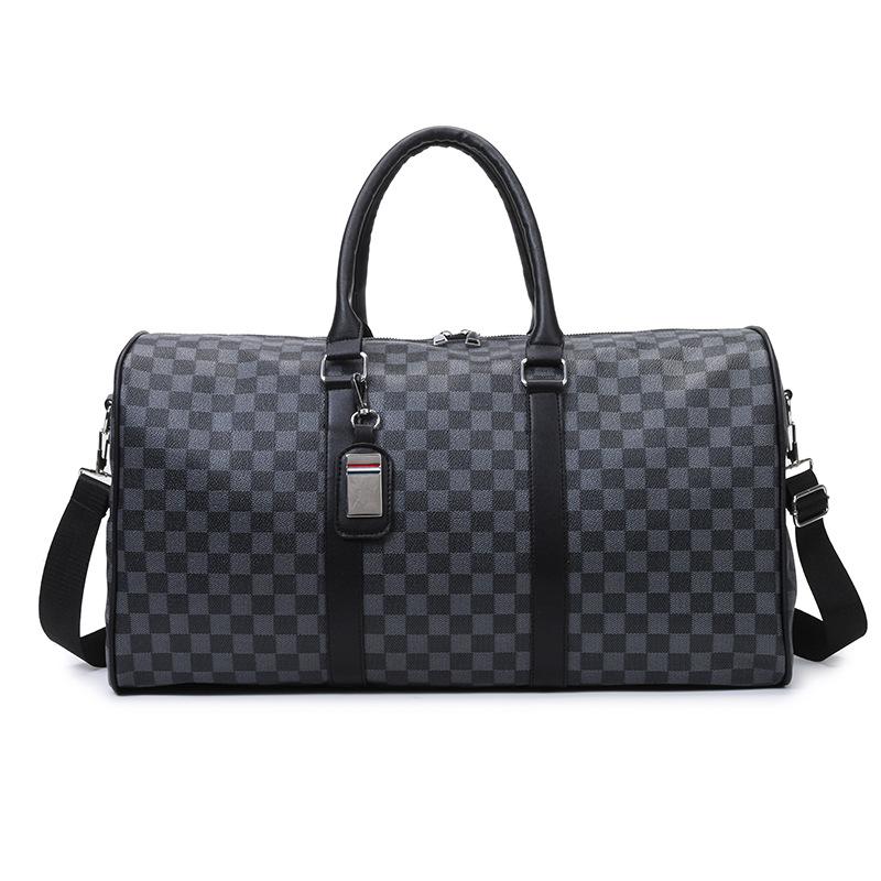 Новая плетеная сумка большая вместимость мужская и женская на плечо багаж дорожная сумка черная деловая дорожная сумка