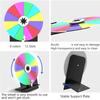 Fortune Party Turn Plate Tabletop Prize Turn Plate Lucky Draws Rotating Wheel Erasable Reusable Fortune Wheel Enduring