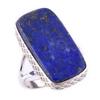 Natural Lapis Lazuli Gemstone Handmade 925 Solid Sterling Silver Ring S.9 d7n95