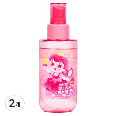 Pink Princess I'm Pinky Hairbrush Hair Mist, 2 Pieces, 120ml