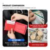 EYAG3 For BMW Car Carbon Fiber Wallet Passport ID Card Storage Bag Coin Purse E70 E91 E30 G30 E53 M3 M5 X6 X4 X7 E92 E93 X1 X3 X5