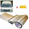 Auto Car Front Film Gold PVC Stretchable Sun Visor