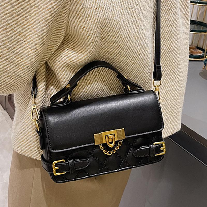 Fashionable and Sophisticated Handbag - Small Square Bag - Simple Commuter Crossbody Bag