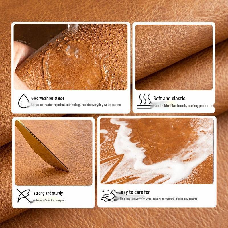 Luxurious Cowhide Desk Pad - Retro High-End Notebook Writing Surface