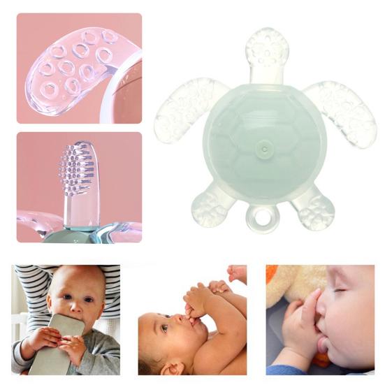 Turtle Teether Convenient No Burrs Easy To Grip