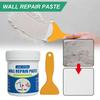 Jue Fish Wall Repair Paste Covers Stains and Repairs Wall Paint Peeling Moisture-proof Wall Paint Crack Repair Agent less