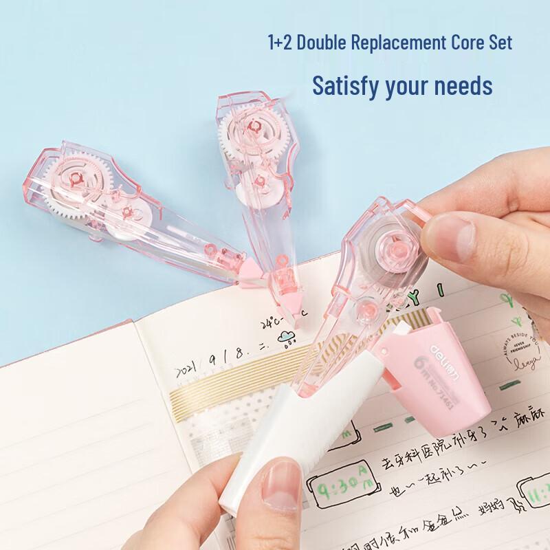 Deli Refillable Pen-Style Correction Tape
