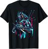 Cyber Samurai Futuristic Sci-Fi Warrior Modern Ninja Future T-Shirt