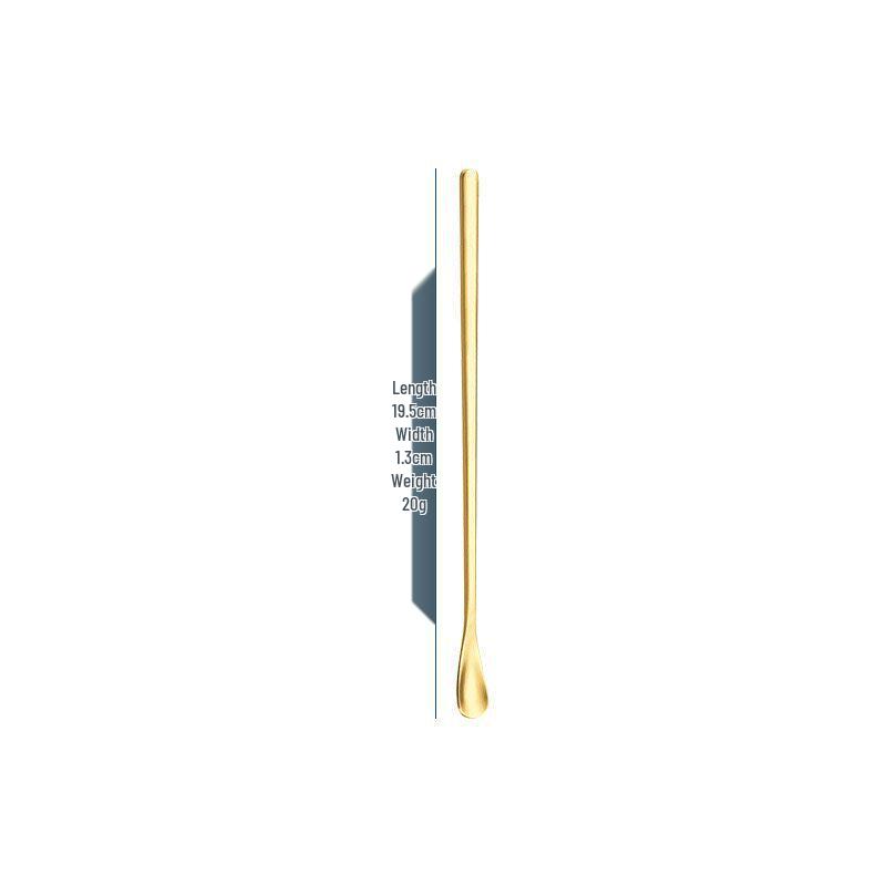304 Stainless Steel Japanese Stirring Spoon - Long Handle for Coffee, Dessert, Mug, Ice Cream, Bar Use
