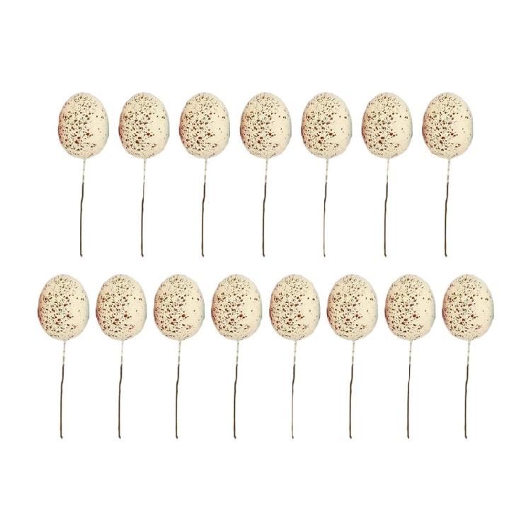 20Pcs Easter Foam Eggs DIY Party Decorative New Year Party Decoration