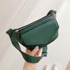 Fashion Simple Women's Chest Bag  New Trend Texture Wild PU Leather Crossbody Bags Japan Korea Leisure Ladies Fanny Pack
