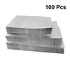 100 Bucăți Pungi Mylar Folie de Aluminiu 15x23 cm Sigure pentru Alimente Depozitare Sigilabile la Căldură cu Vid Rezistente la Umiditate pentru Gustări Cosmetice