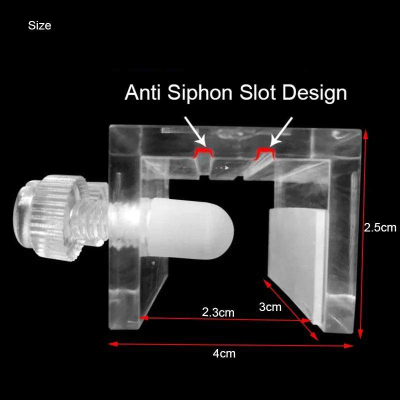 

1Pcs Aquarium Water Pipe Hose Mount Bracket Fixed Clip Fish Tank Hose Clamp Submersible Led Pool Lights LED Light Holder прозрачный