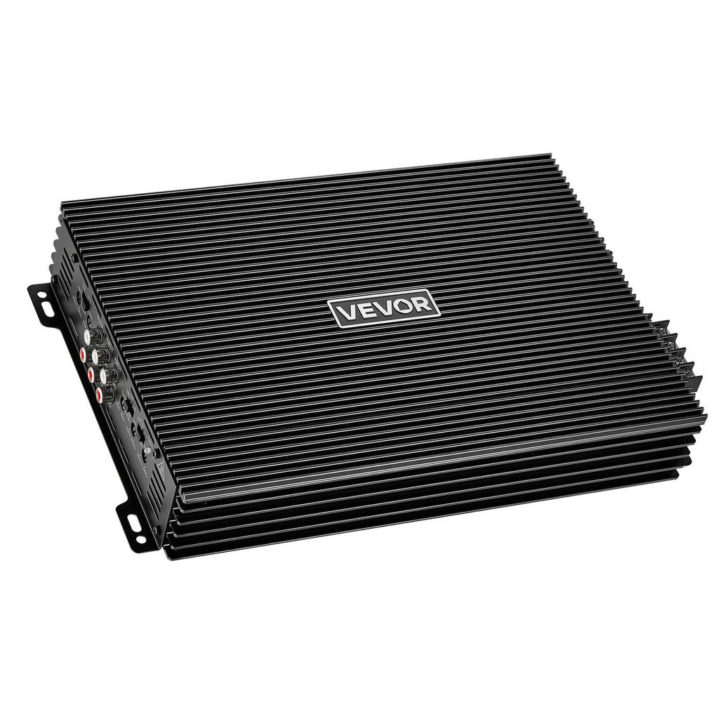 Car Audio Amplifier, 4-Channel Bridgeable Car Amplifier, Multichannel Class AB Stereo Amp, Max. 4 x 200W at 4 Ohms / 4 x 400W at 2 Ohms, High Output,