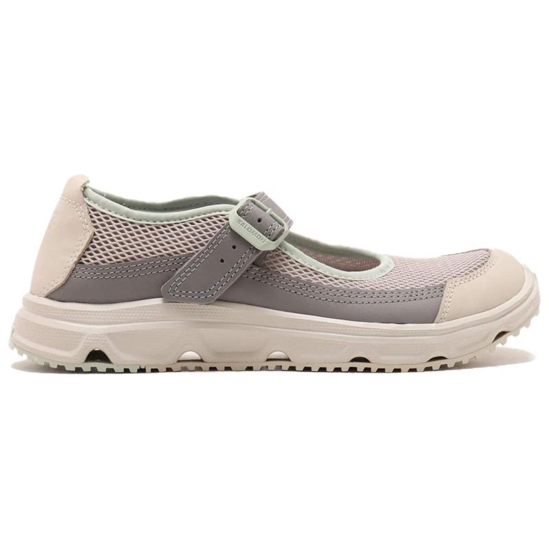 SALOMON Platform Mary Jane Shoes Women's Gray Sneakers 477504
