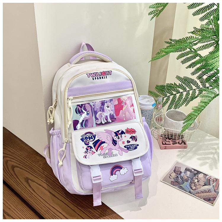 School Bag Cartoon Large Capacity, Lightweight and Cute High Value 1-5 Grade School Bag Casual Versatile Sweet Backpack