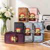 Retro Skeleton Pattern Long Wallet Fashionable Casual Portable Multiple Card Slots Forever Printed Daily Use Storage Purse