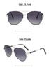 J8588 Ultra-Light European Aviator Sunglasses: Men's Large Frame Polarized UV Protection for Driving and Fishing.