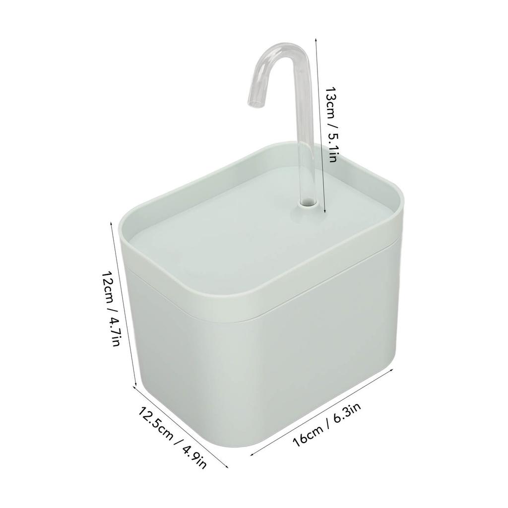 1.5L Cat Water Fountain Automatic Low Noise Pet Drinking Fountain Dispenser for Cat Dog