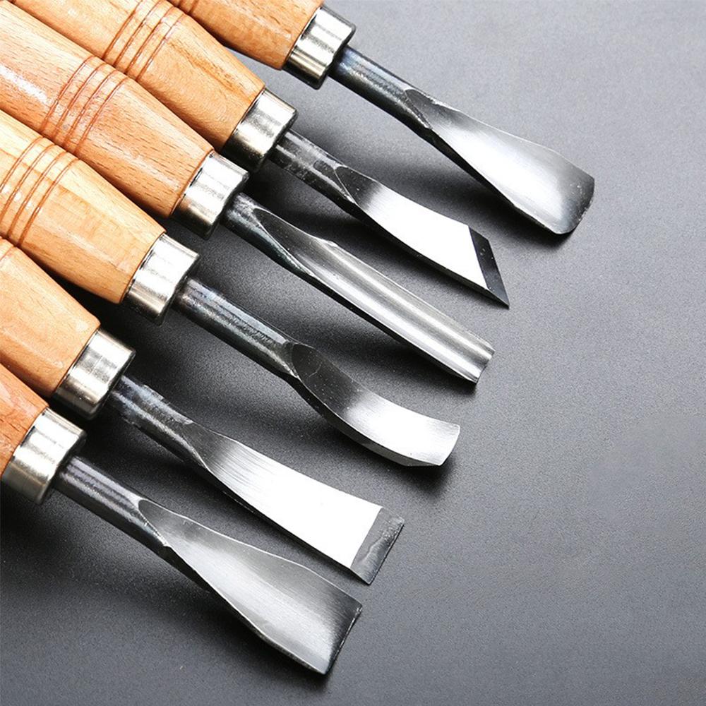 12pcs Professional Wood Carving Tool Set DIY Hand Tools for Woodworking