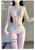 Seaside Lace Four-Piece Swimsuit Set with Sun-Protective Cover-up and Fairy Layer Bikini