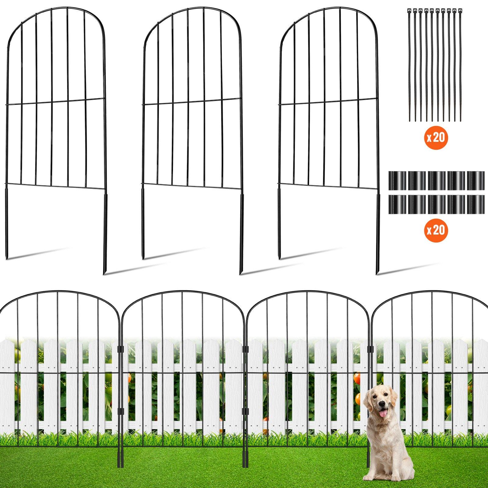VEVOR Garden Fence, No Dig Fence