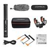 COMICA VM20 Shotgun Microphone, External Camera Mount, Two Low-Cut Modes, 60 Hours Continuous Use, Stepless Gain Adjustment, Supercardioid Pattern, Co