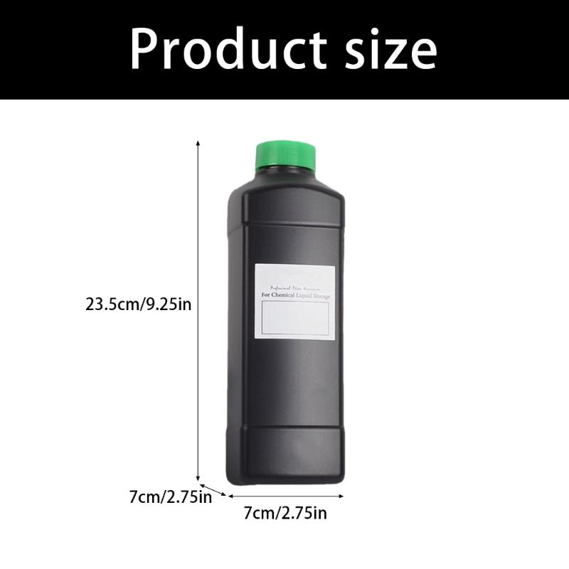 1/2/3 Pezzi 1000ml Bottiglie Contenitore Sviluppatore Pellicole Negative Contenitore Liquido Chimico Forniture Sviluppo Pellicole Camera Oscura