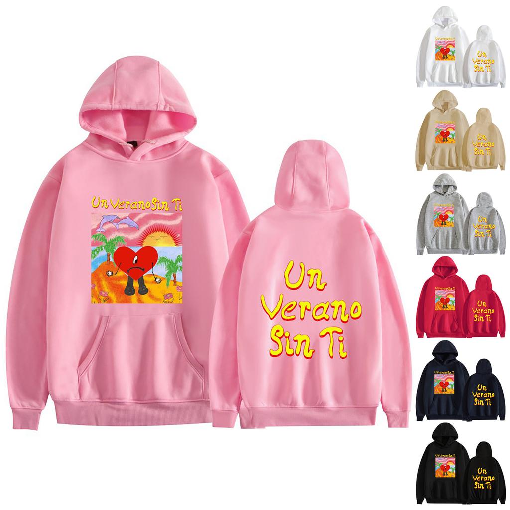 Long Sleeves Hoodie Couples Hooded Sweatshirts Hip Hop Loose Pullover Hoodie For Men Women Youth