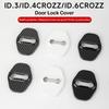 4Pcs Car Door Lock Buckle Protective Cover Door Shock Absorber Cushion Thickened Pad for VW Volkswagen ID3 ID4 CROZZ ID6