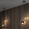 Modern Bedroom Ceiling Pendant Light Gold/Black Ceiling Chandelier Hanging Lamp Crystal Bedside Hang Light Decorations Lighting