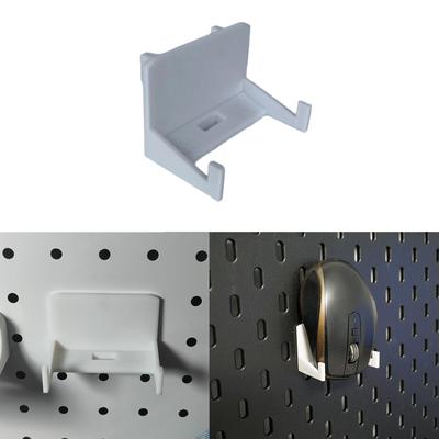 40mm Abstand Kunststoff Maus Haken Halter für Skadis Lochwand Schreibtischplatz organisieren Effizienz steigern