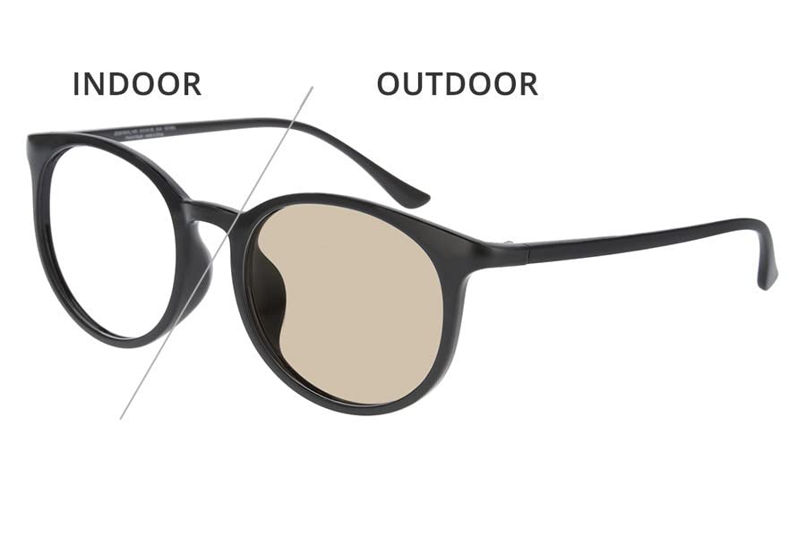 Boston type photochromic sunglasses with changing lens color UV UV fashionable [Zoff] [WEB Exclusive] sunglasses, (black), protection, protection,