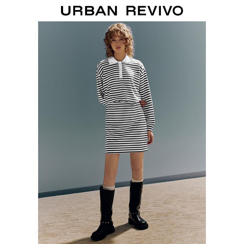 

UR Women s 2024 Spring Patchwork Polo Mini Dress XL