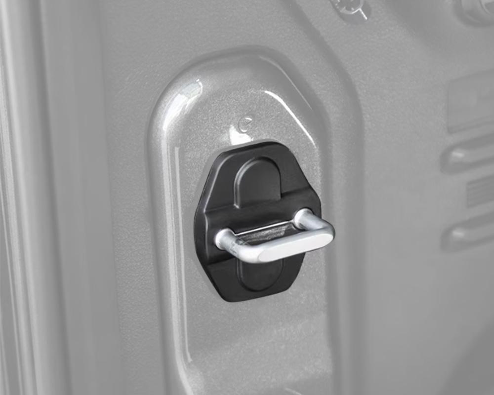 6PCS Car Door Latch Lock Protector Decoration Cover Trim for Jeep Wrangler JL Gladiator JT 2018-2026 Interior Accessories ABS