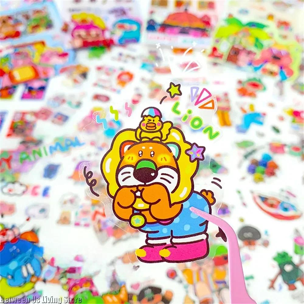 Fantasy World Series Cartoon Transparent Waterproof Pvc Sticker For Scrapbooking Material Stationery Craft Supplies Water Bottle