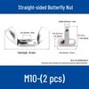 M4-M24 304 Stainless Steel Large Ear Ram's Horn Disc Butterfly Nut