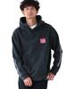 B:MING LIFE STORE by BEAMS Manhattan Portage Peach Skin Sleeve Print Hoodie, Men's, Black, Size S_92130014647